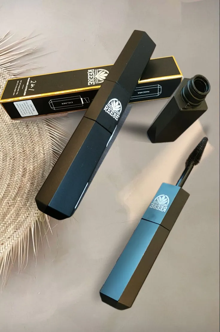 2-in-1 Mascara & Eyeliner|Bold Volume|Precise Lines |All Day Wear|Smudge-Proof|Waterproof|Perfect for Glam Look|Long Lasting|Volumizing|Lengthening|Thickening|Long-Wearing
