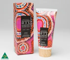 Alperstein Designs Macadamia Oil And Goats Milk Hand Cream Featuring Art By Murdie Nampijinpa Morris