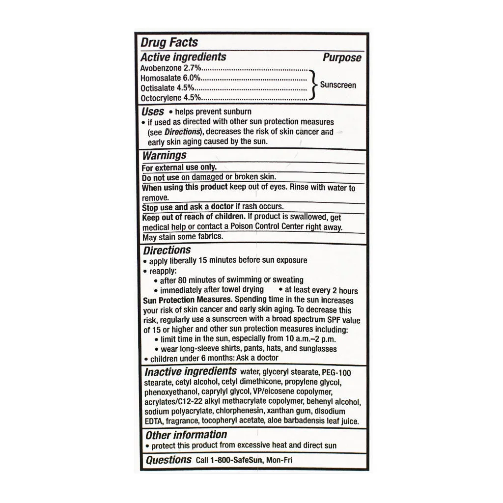 Banana Boat Ultra Sport Sunscreen Lotion SPF 30 - Carded 1 oz.