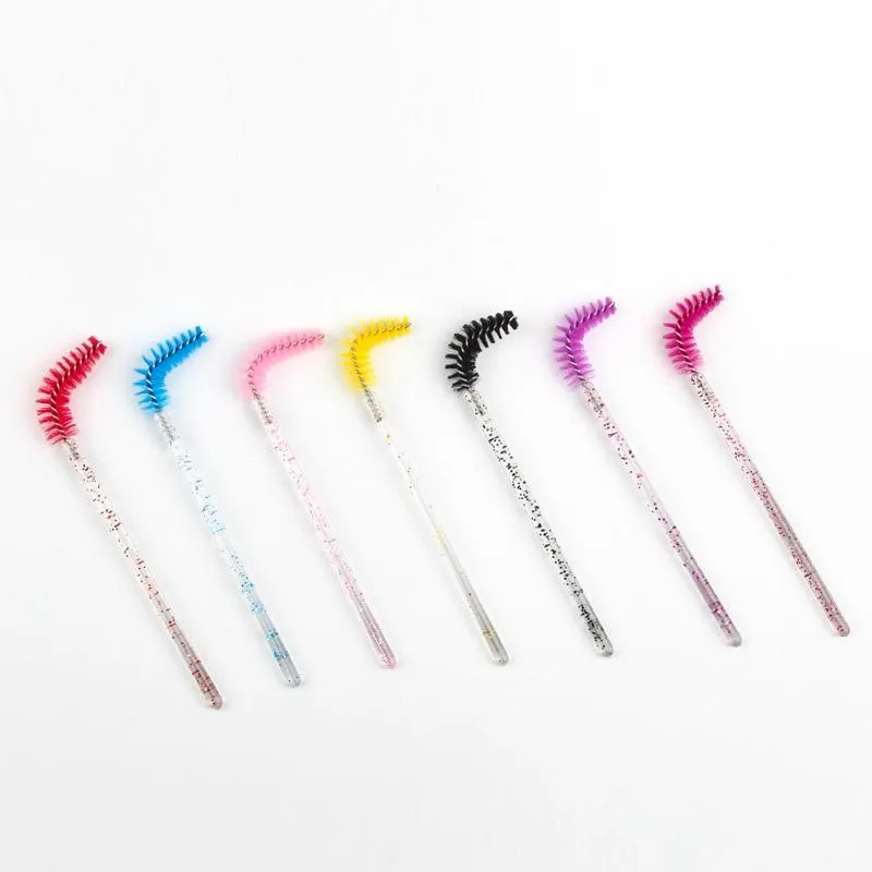 Disposable Crystal Diamond Handle Eyelash Makeup Mascara Wands