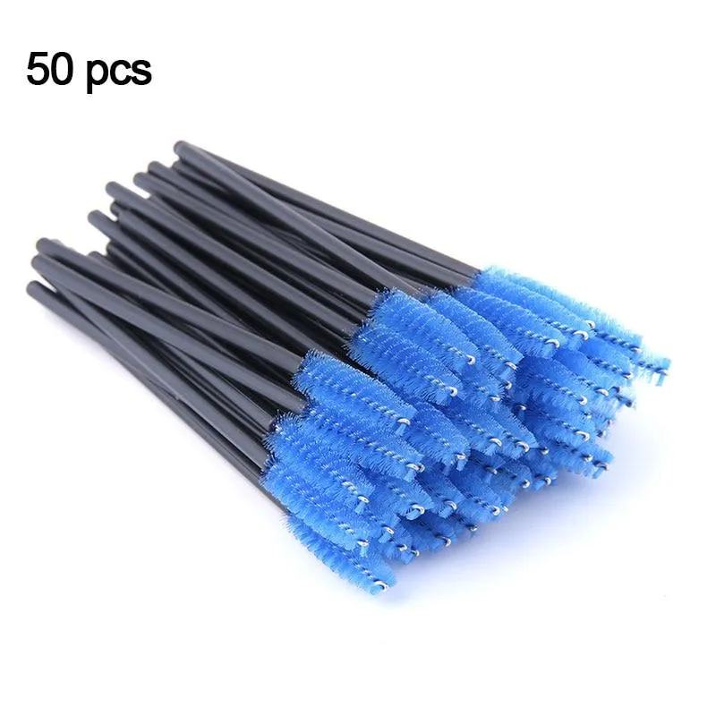 Disposable Crystal Diamond Handle Eyelash Makeup Mascara Wands