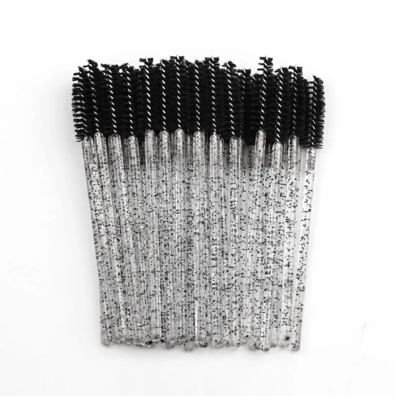 Disposable Crystal Diamond Handle Eyelash Makeup Mascara Wands