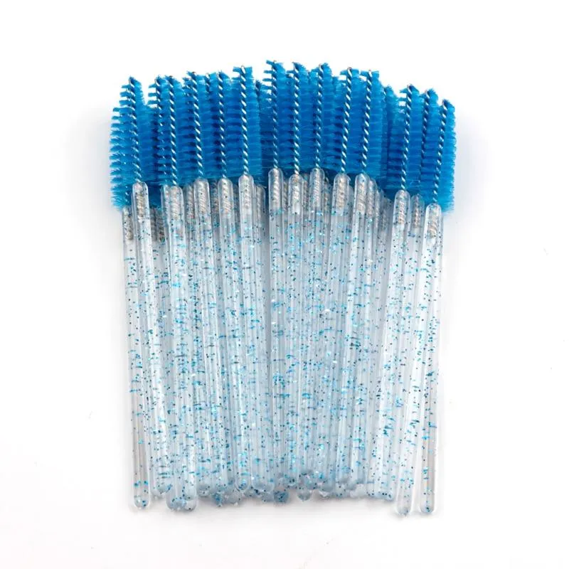 Disposable Crystal Diamond Handle Eyelash Makeup Mascara Wands