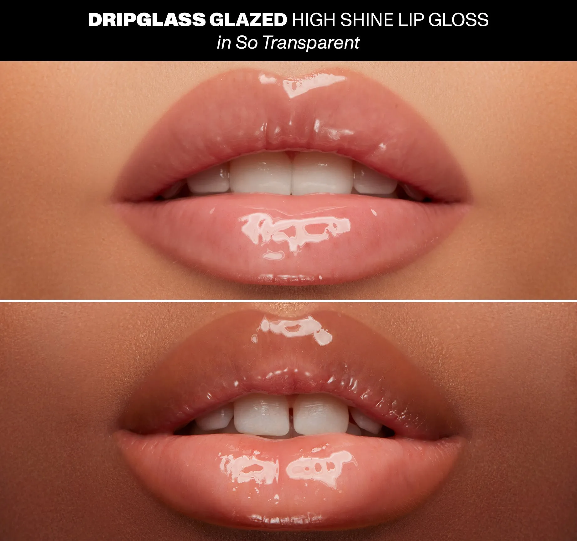 Dripglass Glazed High Shine Lip Gloss - So Transparent