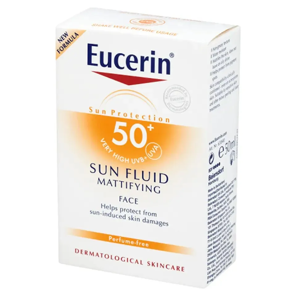 Eucerin® Sun Protection Sun Fluid Mattifying Face SPF50  Very High (50ml)