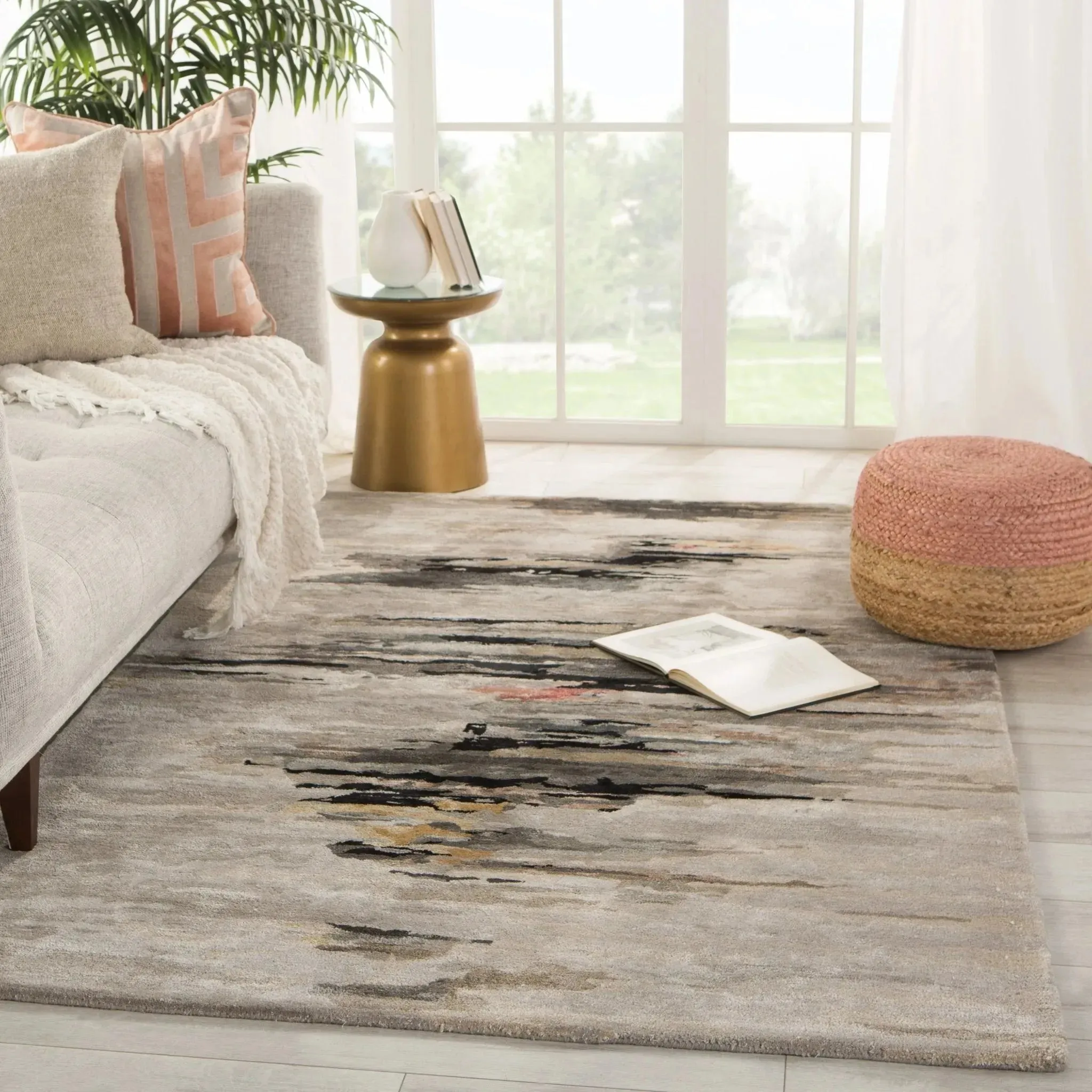 Genesis GES47 Grey/Black Rug