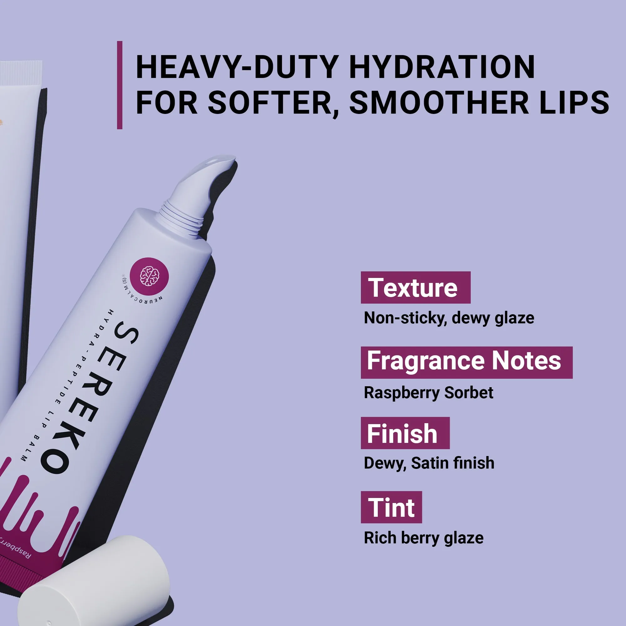 Hydra-Peptide Lip Balm [Raspberry Sorbet]