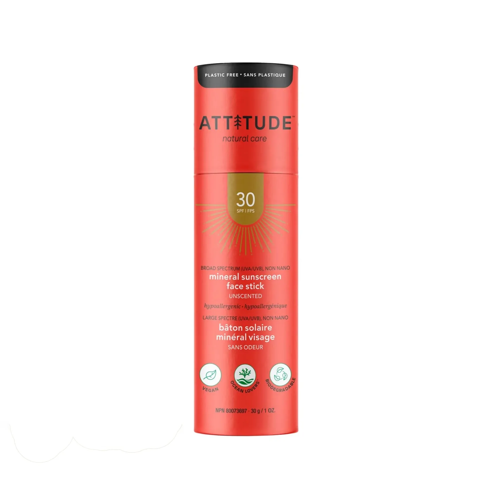 Mineral Face Sunscreen Stick SPF 30