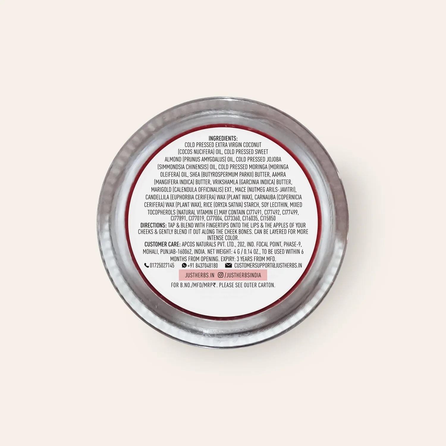 Nourishing Lip and Cheek Tint - Mahogany