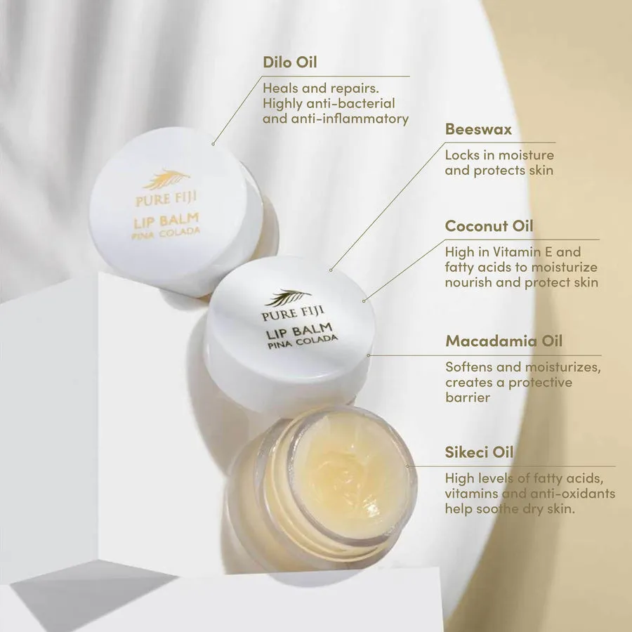 Pure Fiji Nourishing Lip Balm Pina Colada