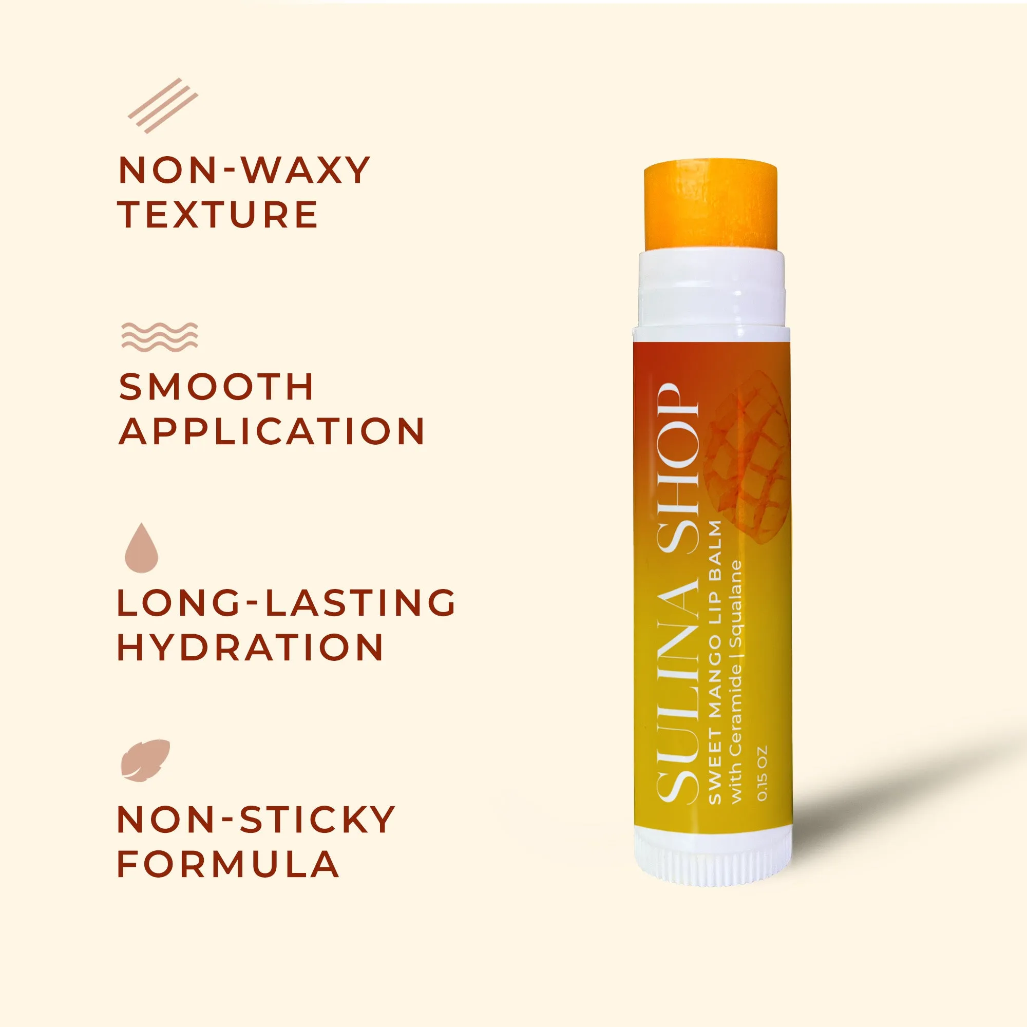 Sweet Mango Lip Balm with Ceramide